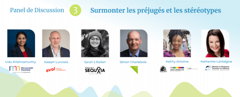 Panel de discussion #3: Surmonter les préjugés et les stéréotypes