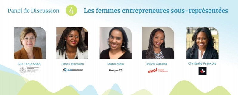 Panel de discussion #4: Les femmes entrepreneures sous-représentées